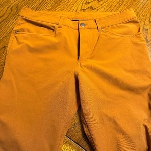Lululemon ABC Slim Pants 32x32 Warpstreme Butternut Brown